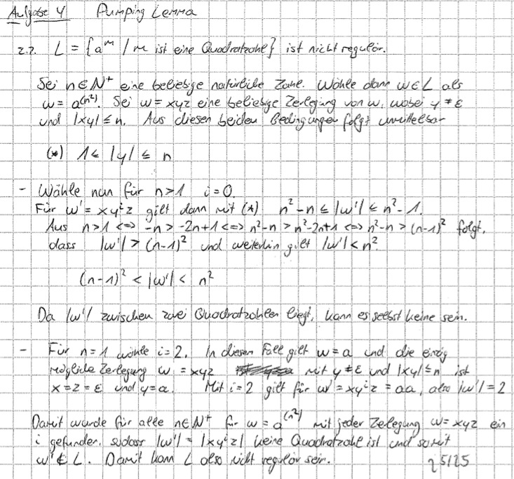 Loesung von Aufgabe 4